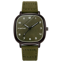 Load image into Gallery viewer, Vintage Square Dial Leather Belt Wristwatch - Blurrywatch.com
