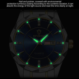 Waterproof Luminous Quartz Men's Watch - Blurrywatch.com