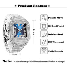 Load image into Gallery viewer, Iced Out Square Watch
